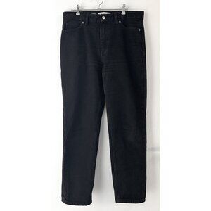 MNG Mango Mom Jeans, US 10, deep black